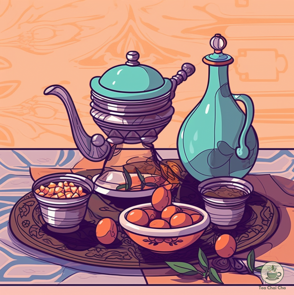 moroccan mint tea ceremony, moroccan berrad