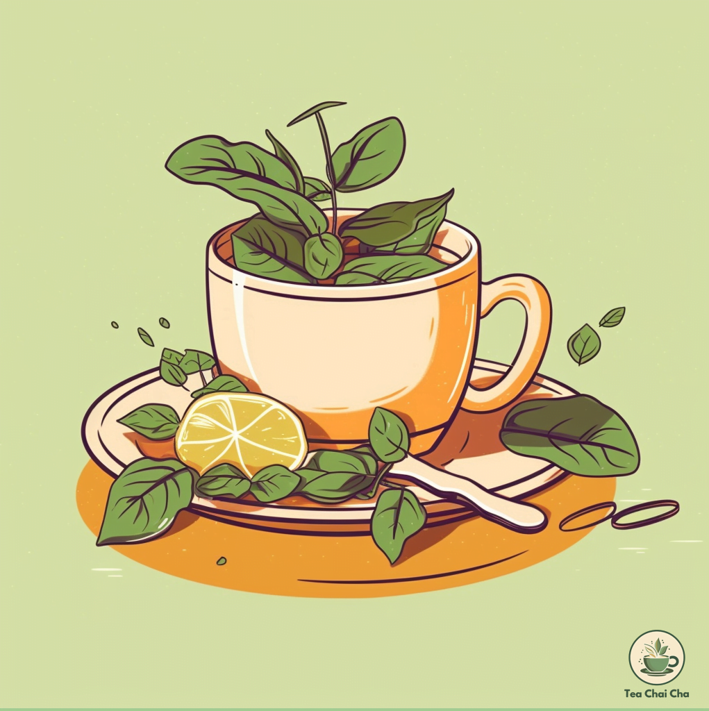 basil tea with lemon for periods