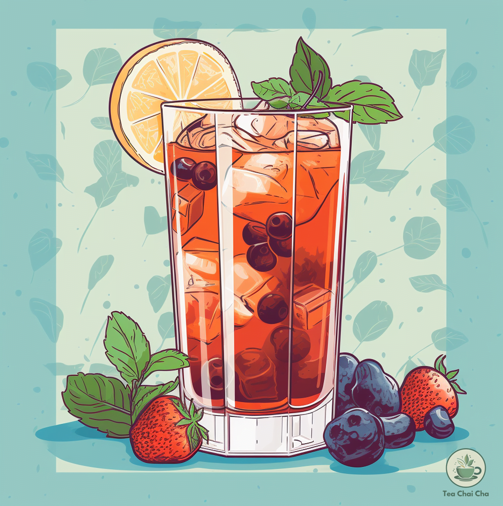 blueberry iced tea