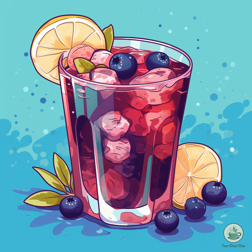 blueberry iced tea