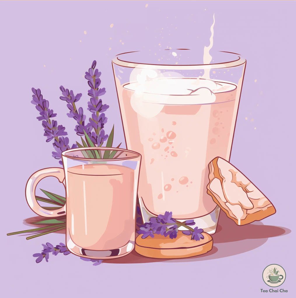 lavender milk tea