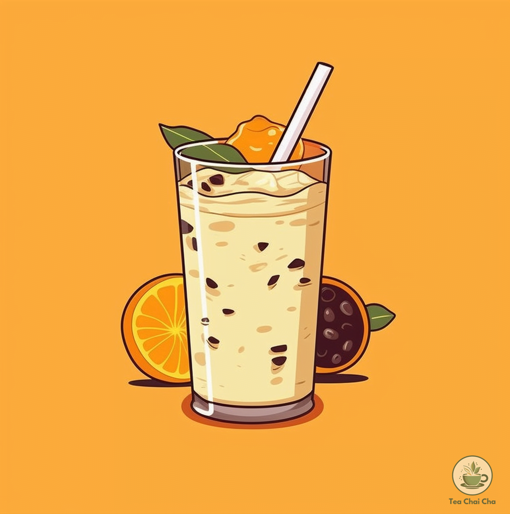 mango bubble tea caffeine