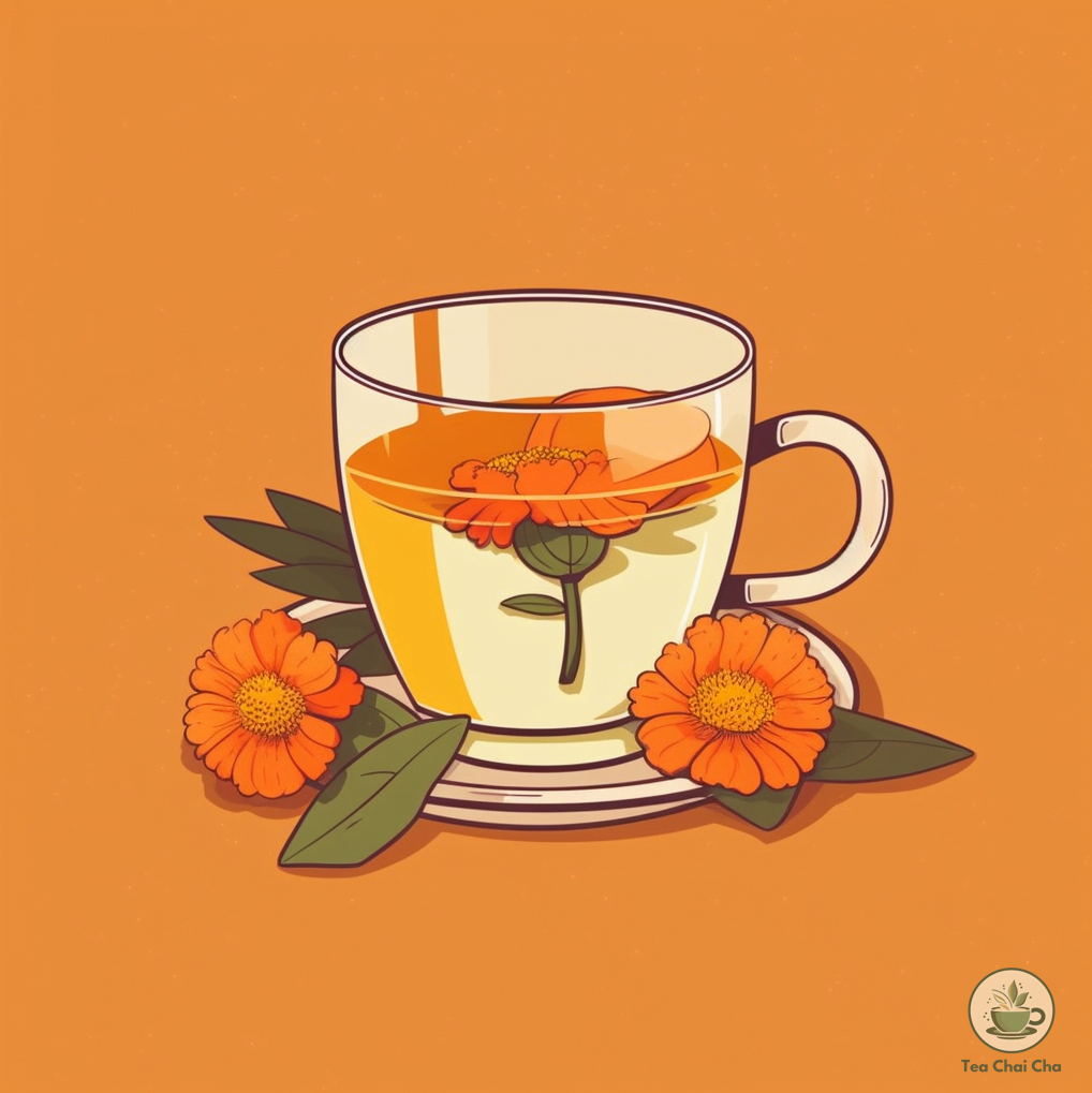 marigold flower tea for period cramps