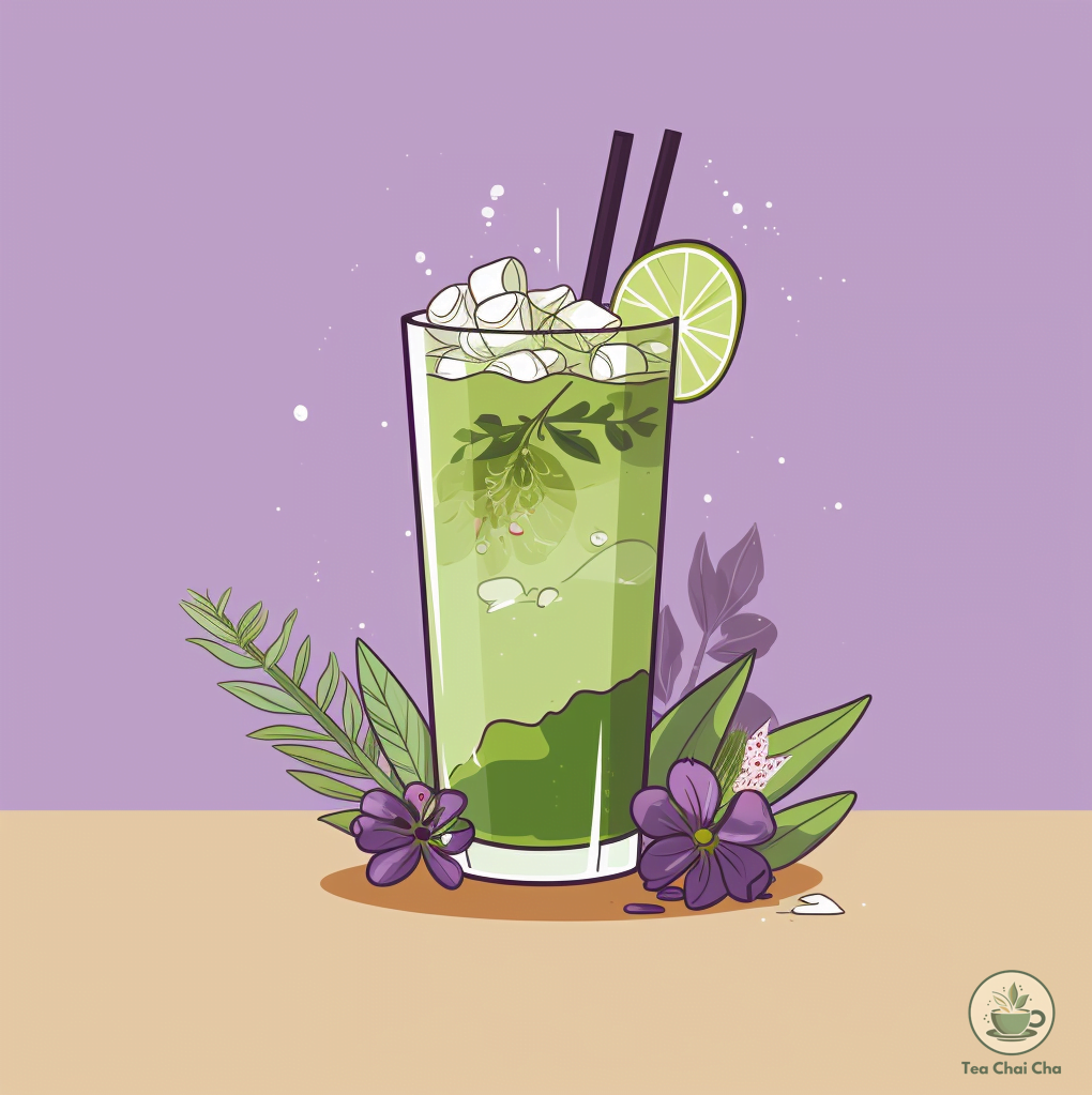 matcha iced tea