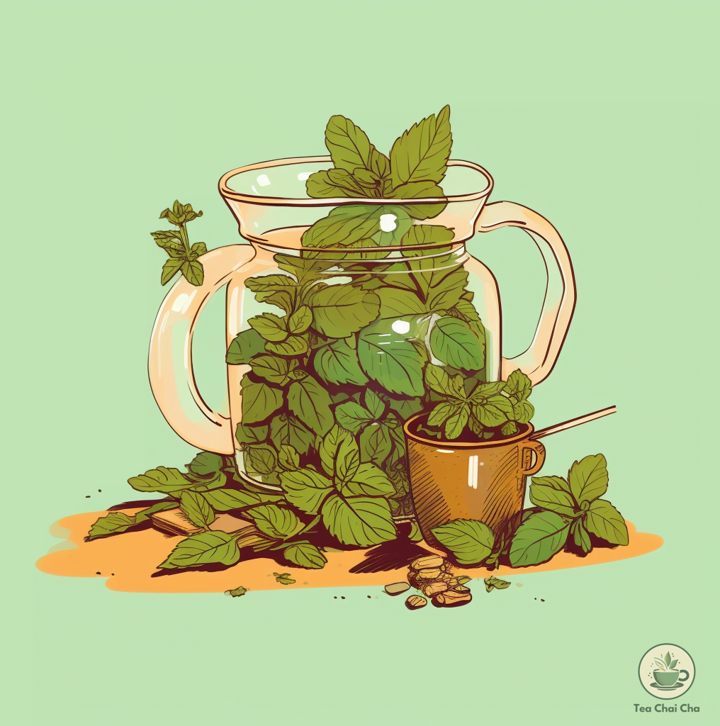 mint tea leaves