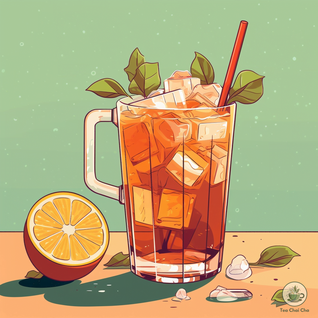 iced black tea caffeine