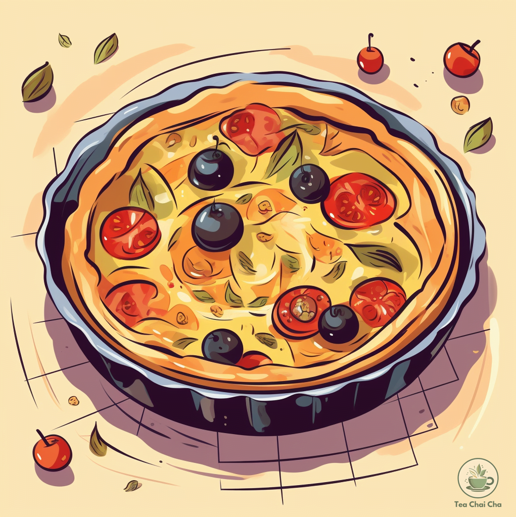 quiche for apple tea