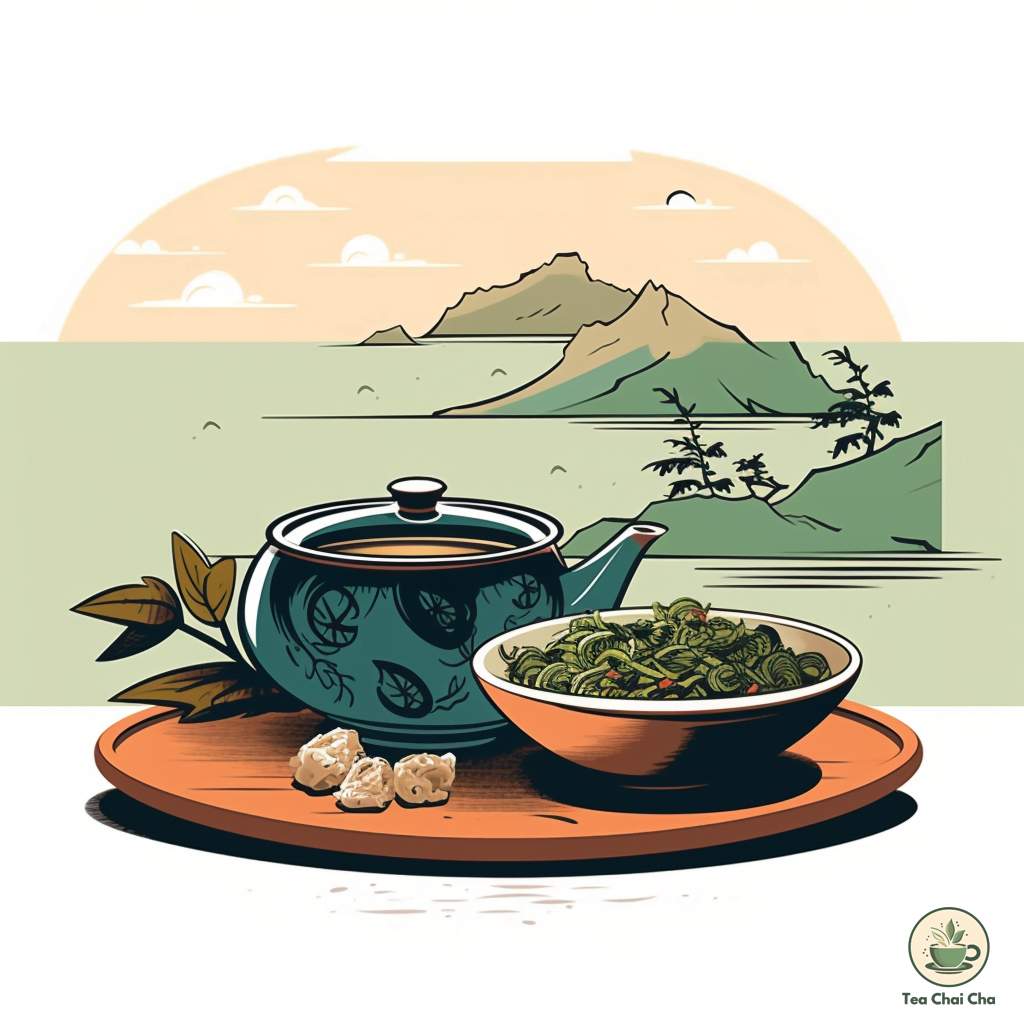 shui xian oolong tea in a tea pot