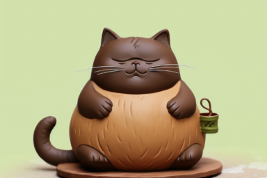 cat tea pet