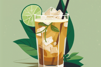 iced yerba mate tea