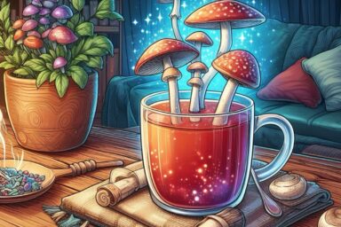 how to make magic mushroom tea