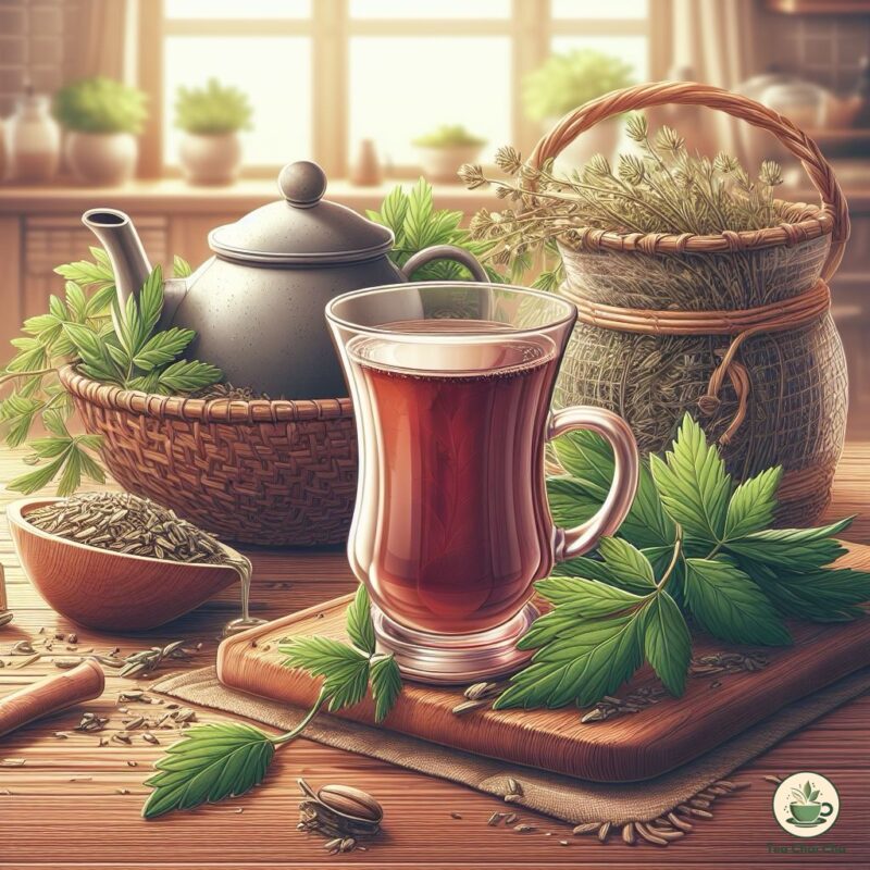 How to Make Mugwort Tea with Fresh/Dried Leaves
