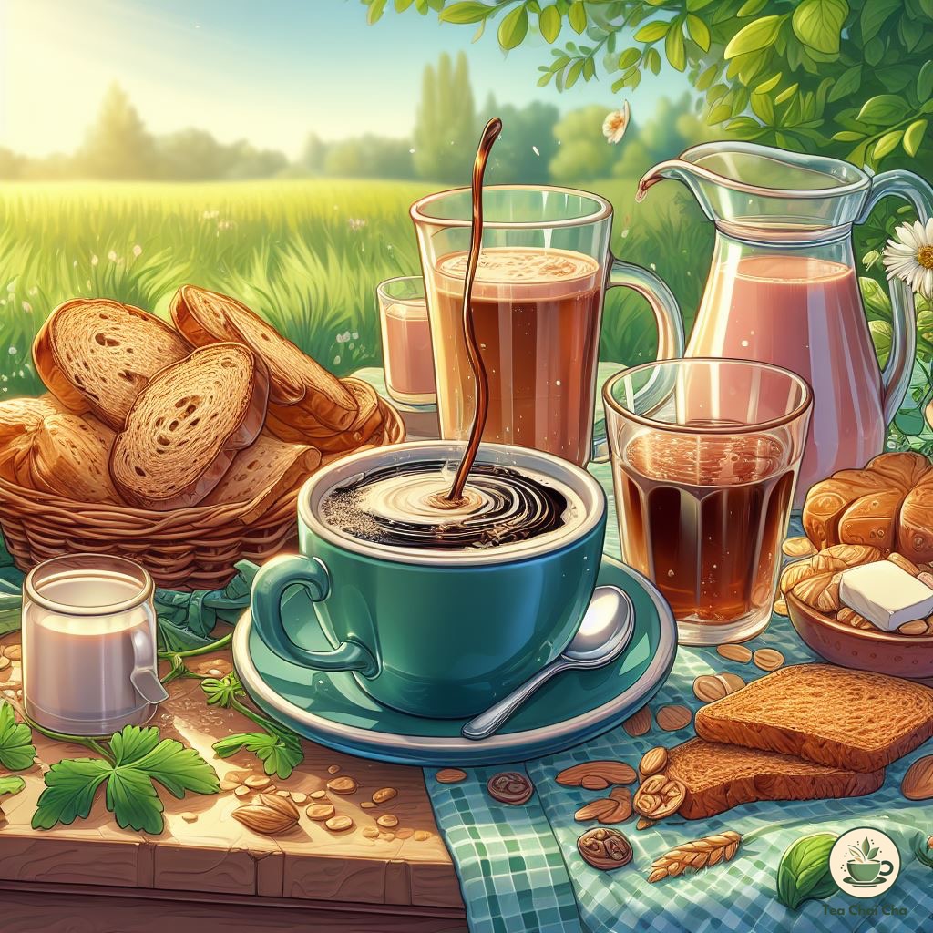 english breakfast and irish breakfast milk tea
