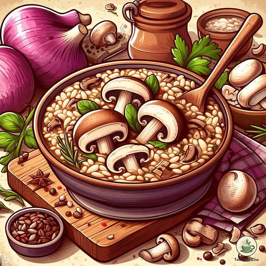 mushroom risotto