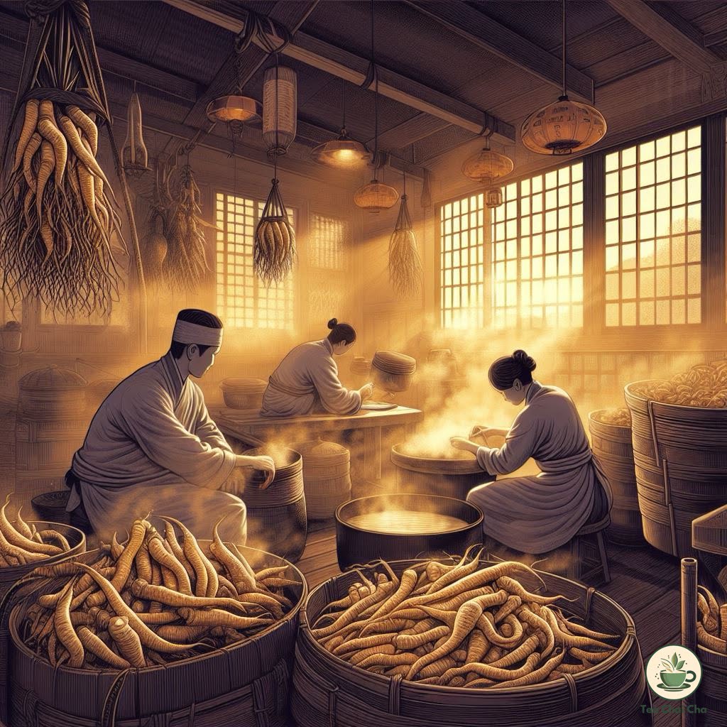 processing ginseng