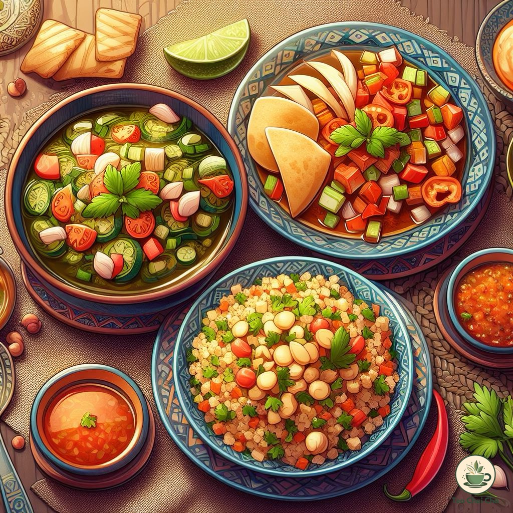 tabbouleh, salsa, thai cuisine