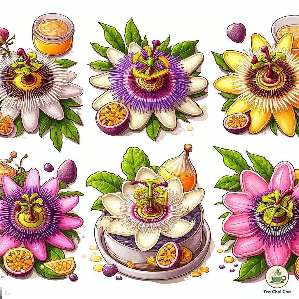 different types of passion flowers