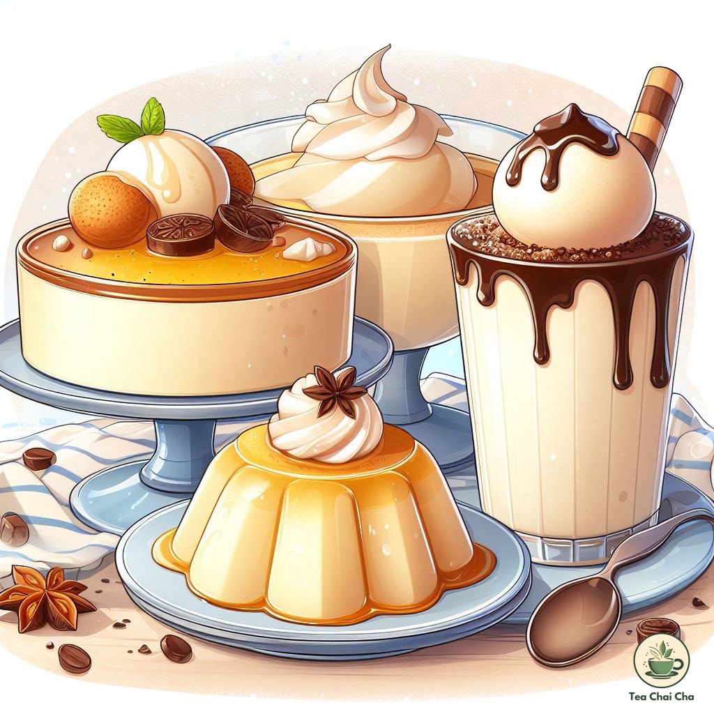 vanilla-flavored desserts