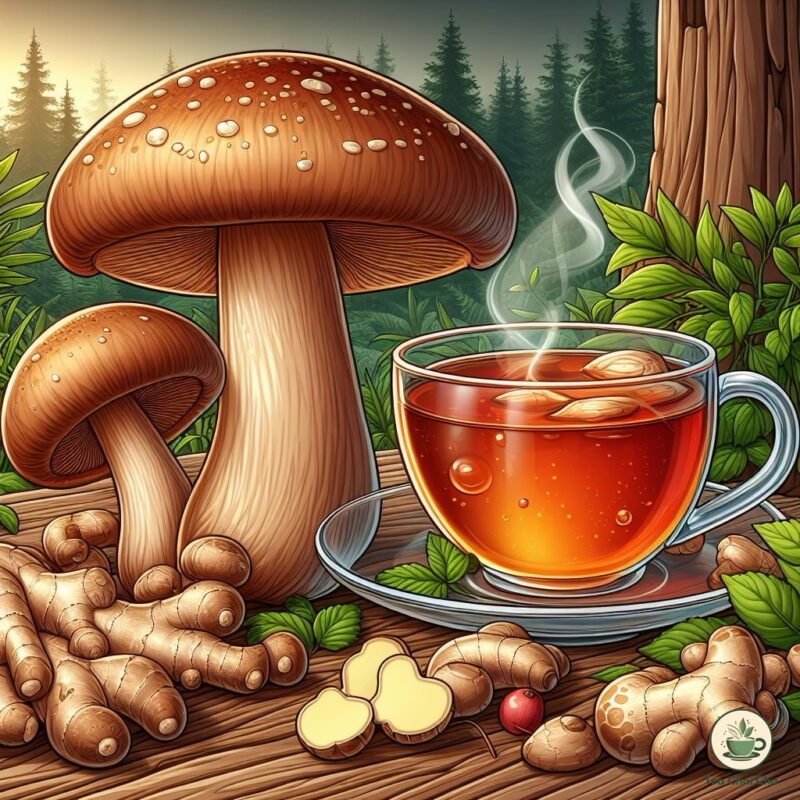 how to make shiitake mushroom tea