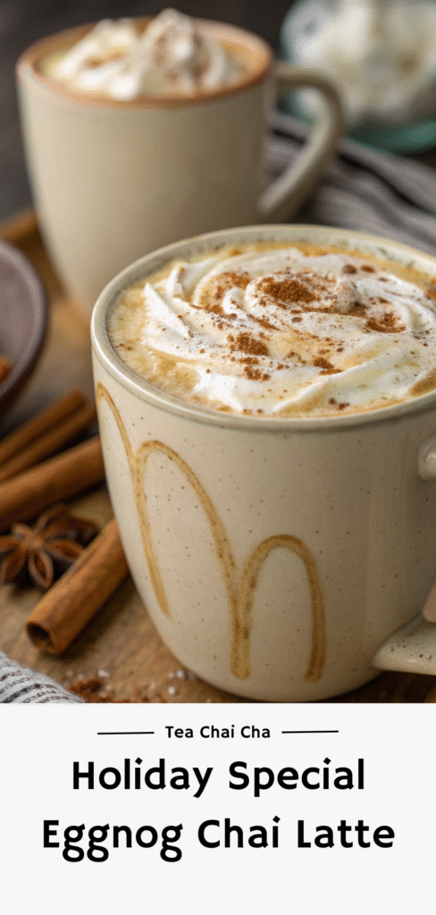 Eggnog Chai Latte: The Holiday Drink That Wears Both Pajamas and a Crown