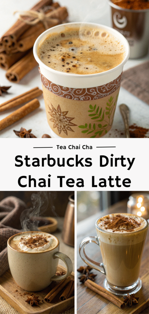 starbucks dirty chai tea latte