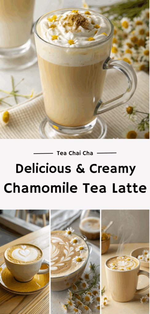 Ready in 8 Minutes Creamy Chamomile Tea Latte!