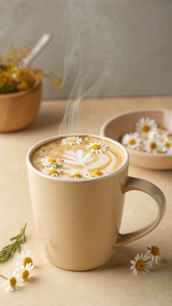 Ready in 8 Minutes Creamy Chamomile Tea Latte!