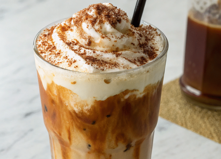 Iced Brown Sugar Tea Latte