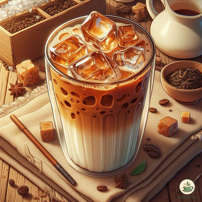 Iced Brown Sugar Tea Latte: A Sweet and Refreshing Summer Drink