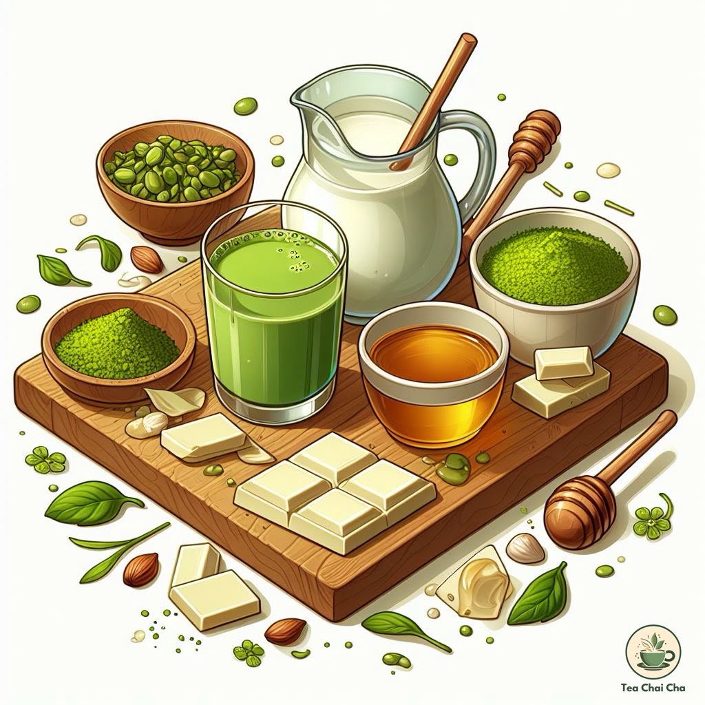 matcha hot choco ingredients