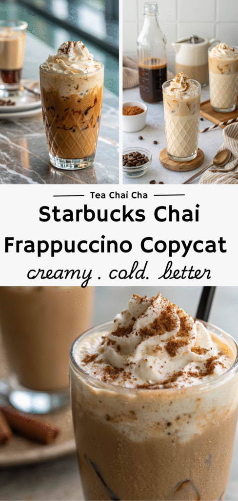 Homemade Chai Frappuccino - Starbucks Copycat