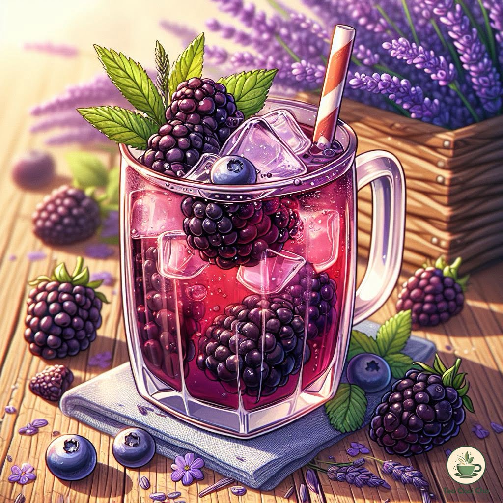 Blackberry Lavender Iced Tea