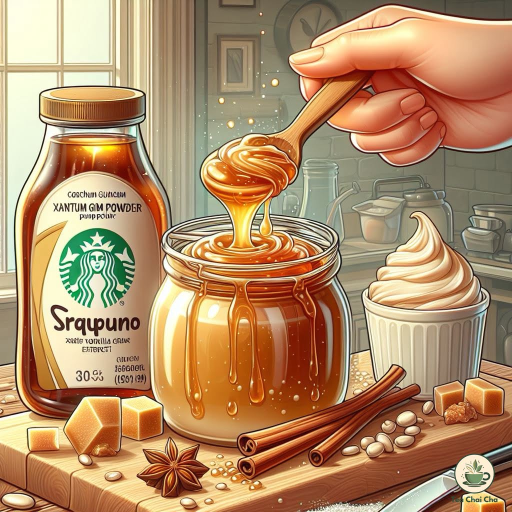 frappuccino base syrup in a jar