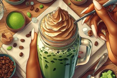 Matcha Dalgona Latte: A Sweet & Caffeinated Dream