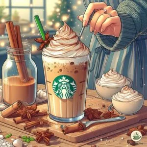 chai frappuccino in kitchen