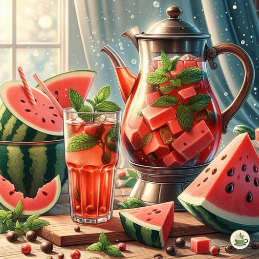 Watermelon Mint Iced Tea!