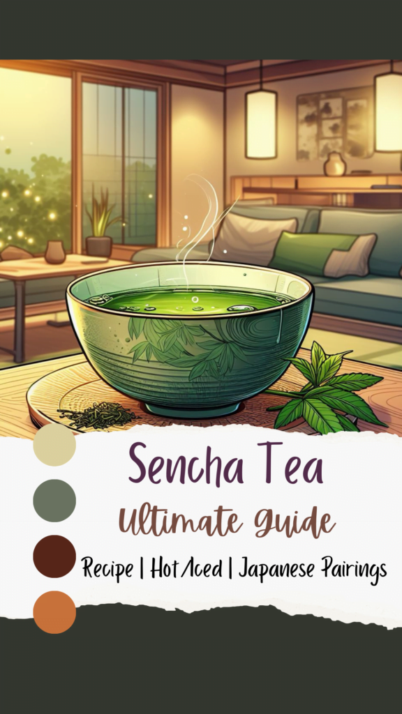 sencha tea making