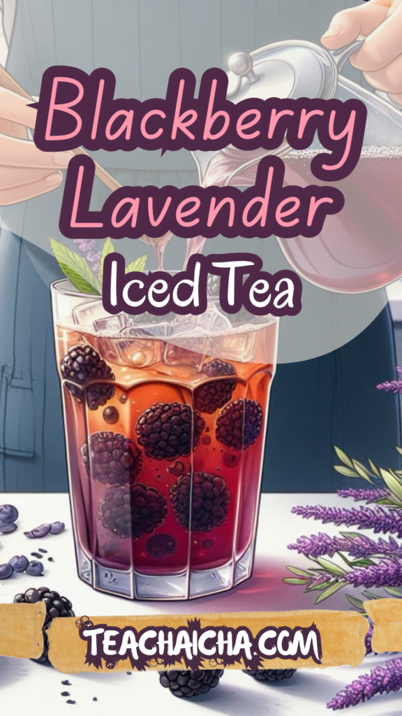 blackberry lavender iced tea