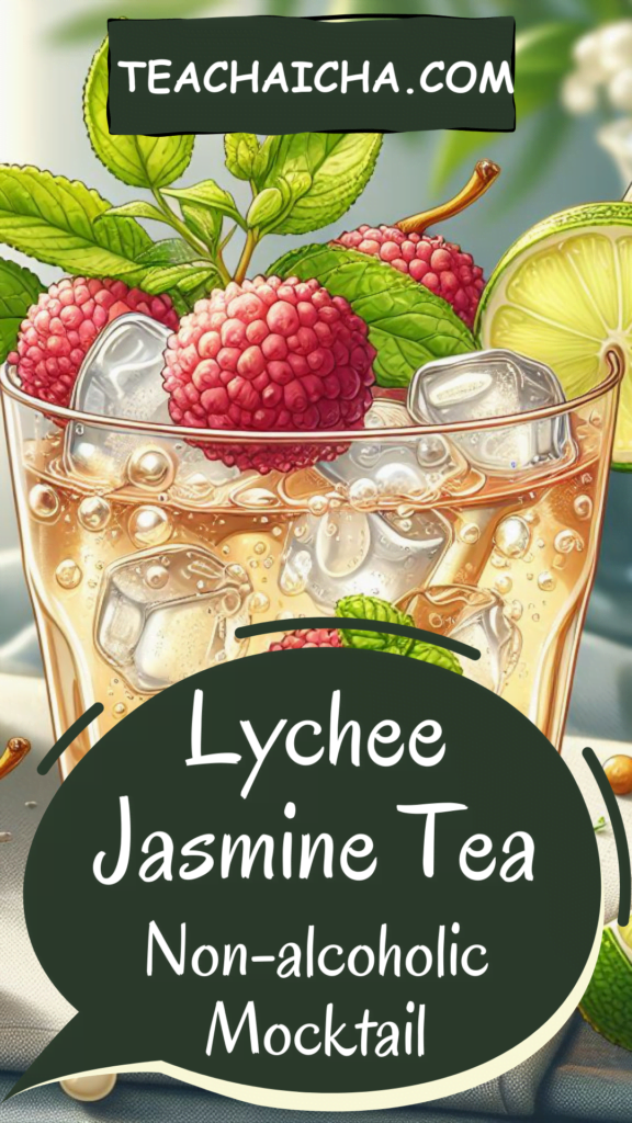 Lychee Jasmine Tea Mocktail