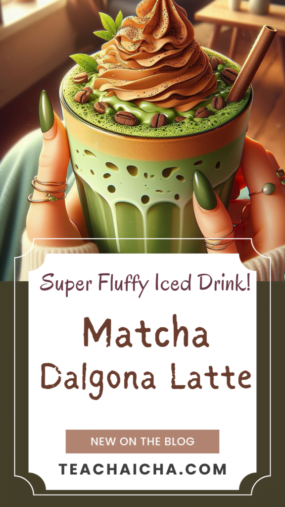 matcha dalgona latte