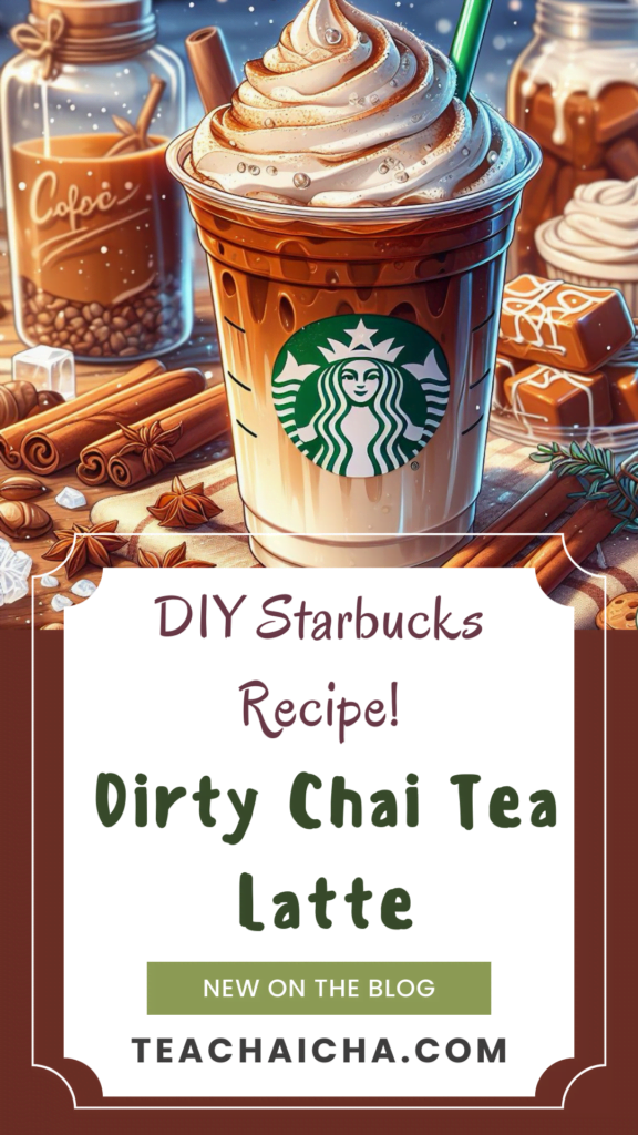 dirty chai tea latte