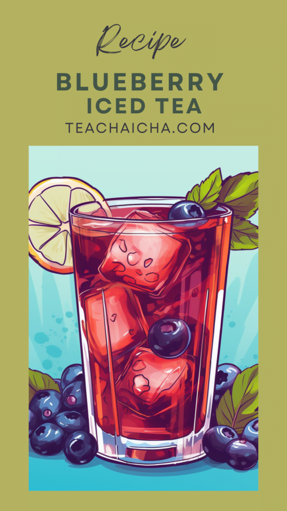 blueberry iced tea