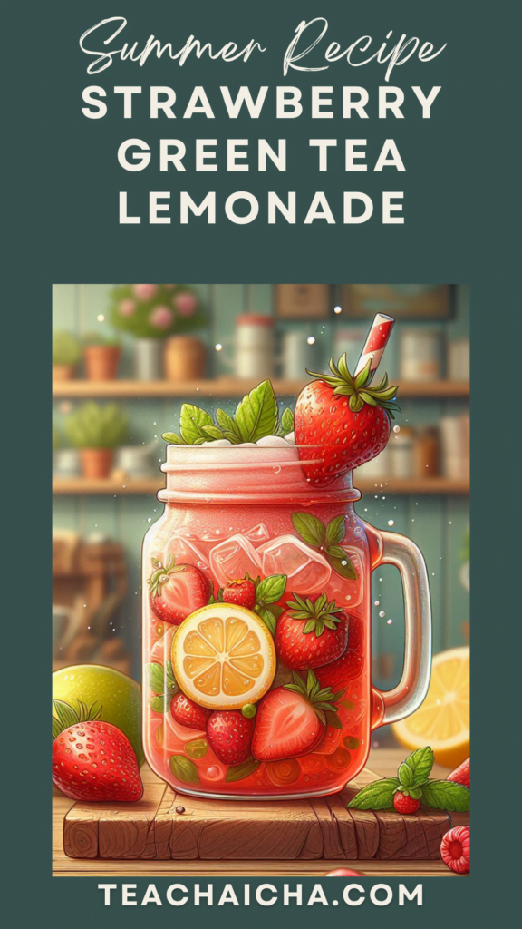 strawberry green tea lemonade