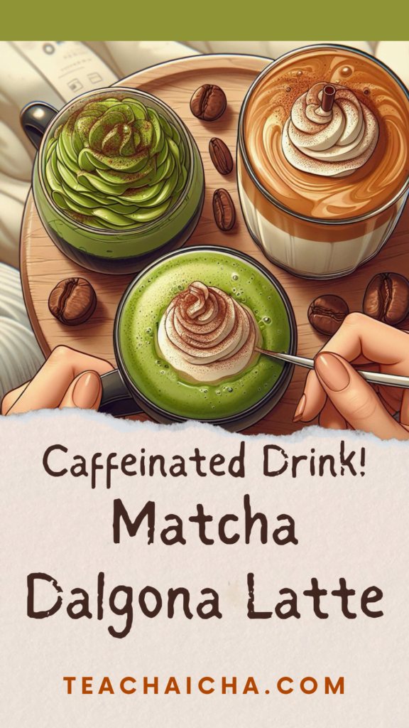 matcha dalgona latte