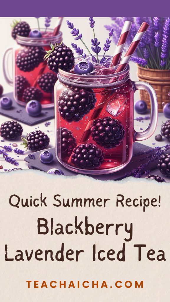 blackberry lavender iced tea