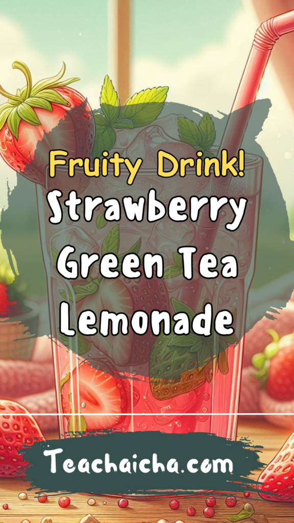 strawberry green tea lemonade