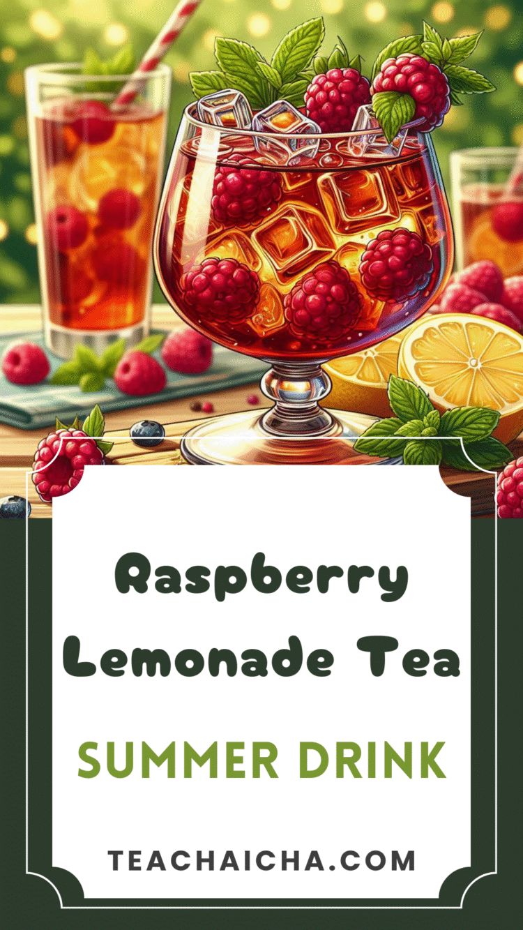 Green Tea Raspberry Lemonade Refreshing Raspberry Lemonade Tea - Non-Alcoholic Summer Drink