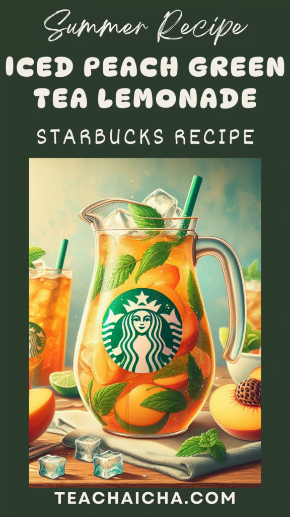 iced peach green tea lemonade starbucks