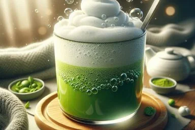 matcha green tea cold foam