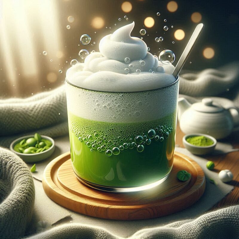 matcha green tea cold foam